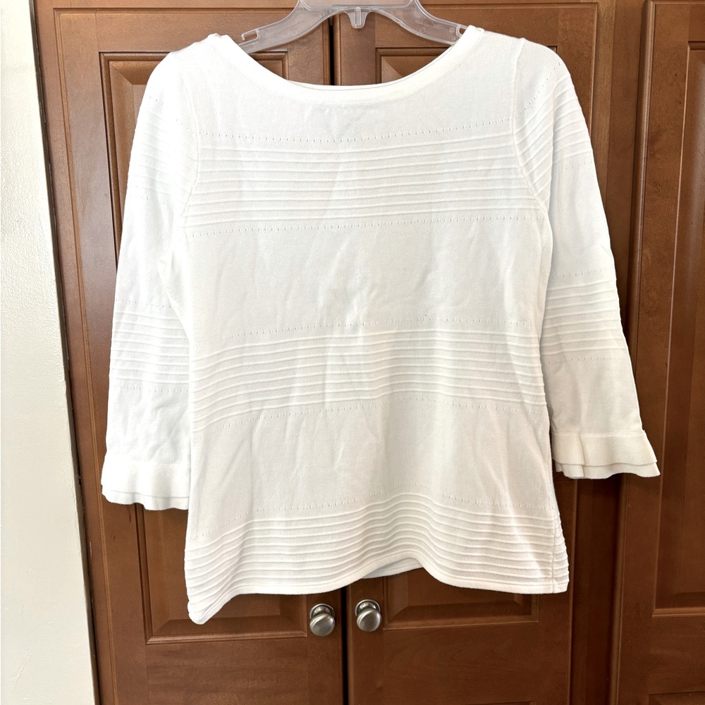White House Black Market Ribbed Sweater Size M